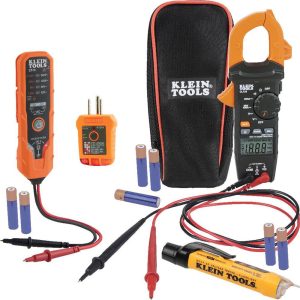 Multímetro de gancho Klein Tools CL120VP - Clamp Meter Electrical Test Kit