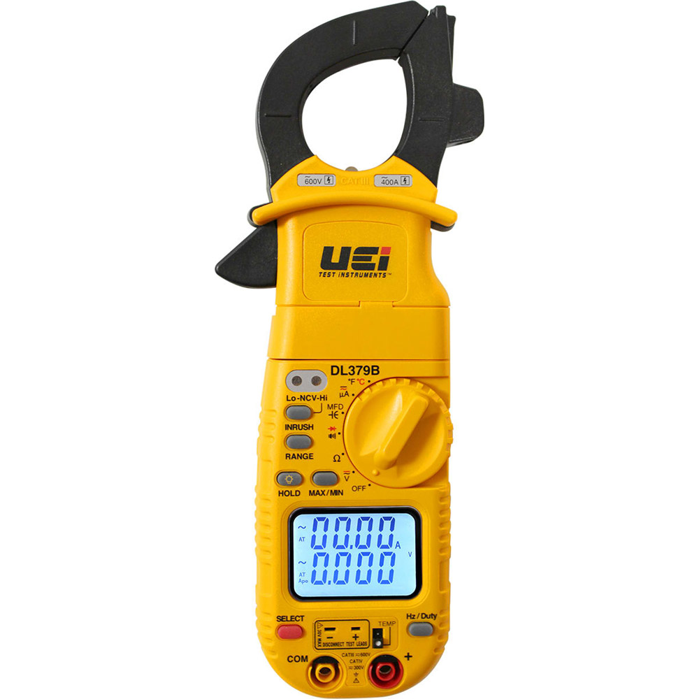 Multímetro de gancho Uei DL379B - Digital HVAC Clamp Meter w/ CATIV 300V