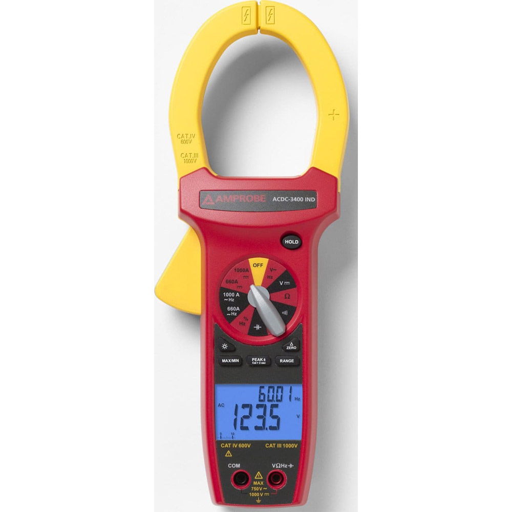 Pinza amperimétrica Amprobe ACDC-3400 IND AC/DC CAT IV True-rms Clamp Meter